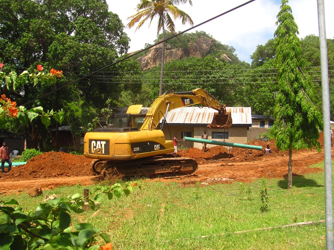 Construction de canalisation eau potable