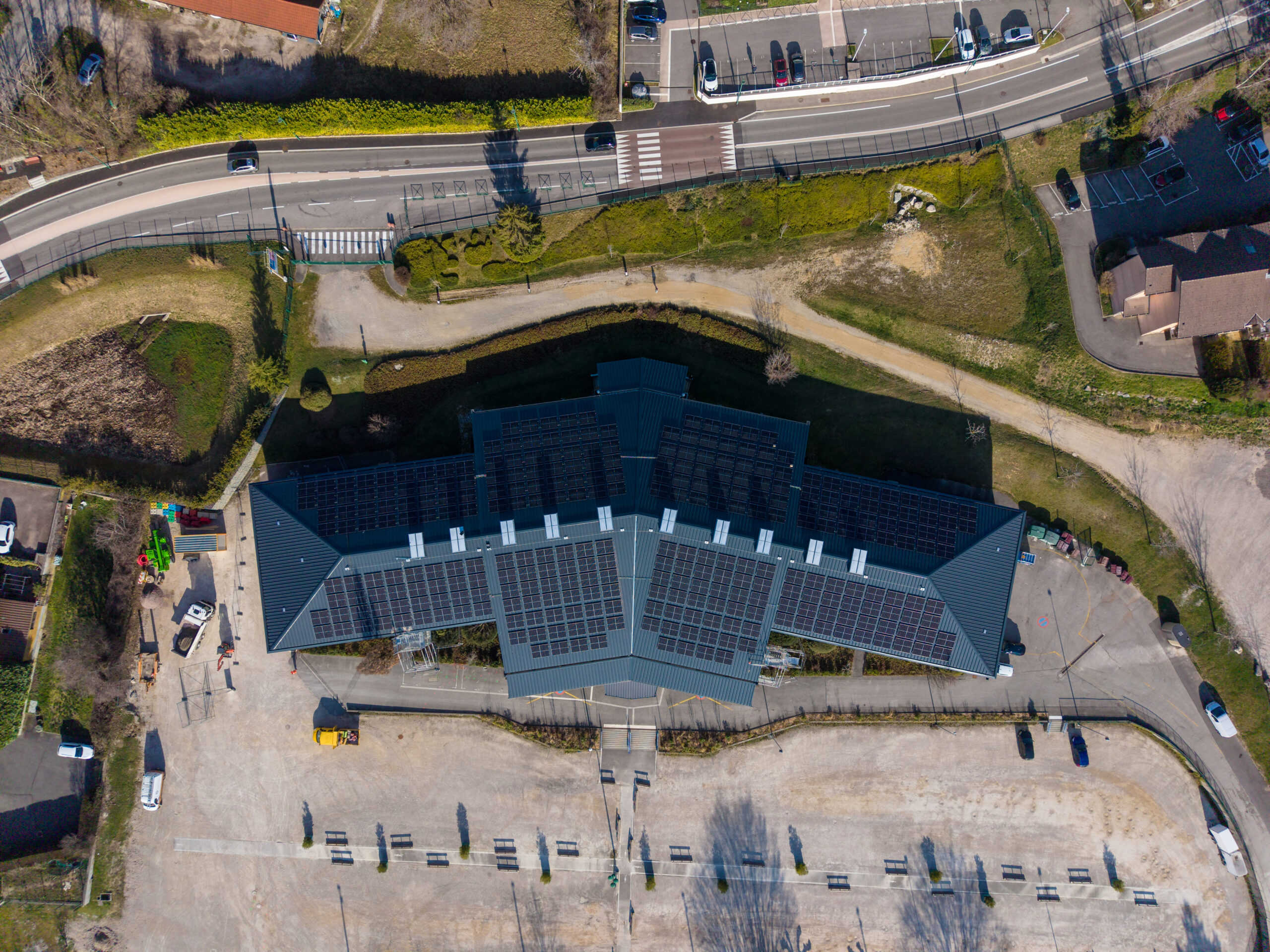 Nouvelle centrale solaire espace Perdtemps