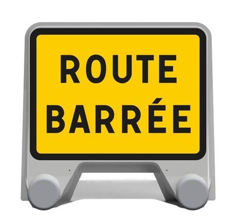 Travaux sur la route de Kerpenhir