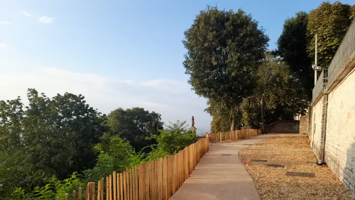 Restauration du jardin du Rosaire