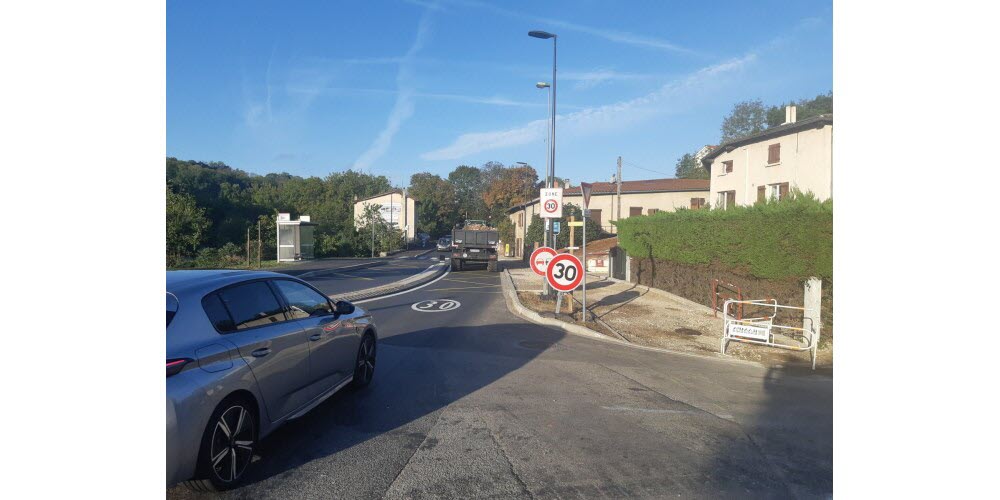 Création d'une voie douce et d'une zone 30