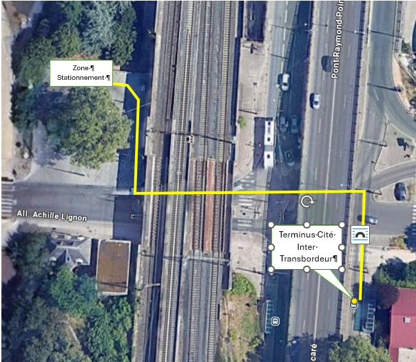 Ligne C26 SENS retour Grange Blanche - Cité Inter Transbordeur