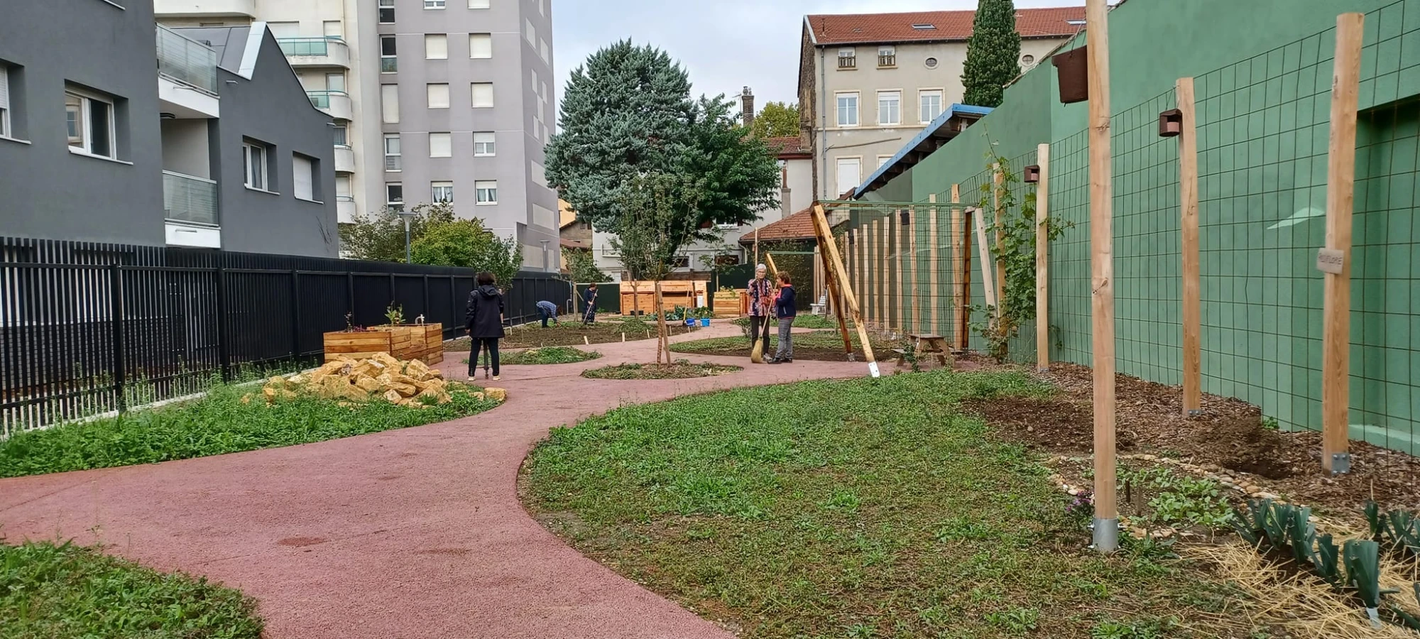 création du Jardin de Jeanne