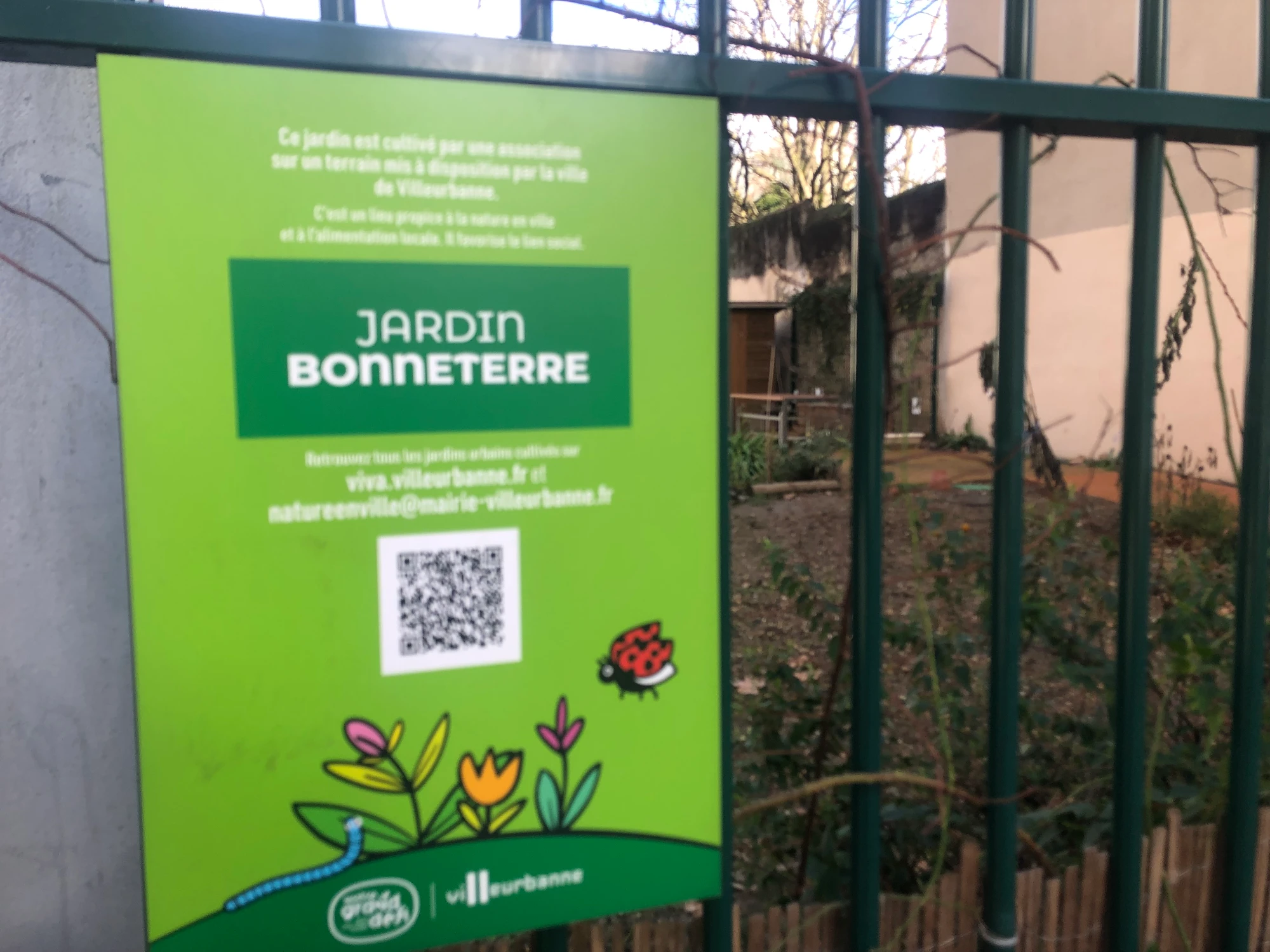 Création du jardin partagé Bonneterre