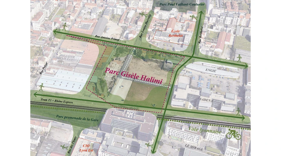 Création du parc Gisèle Halimi