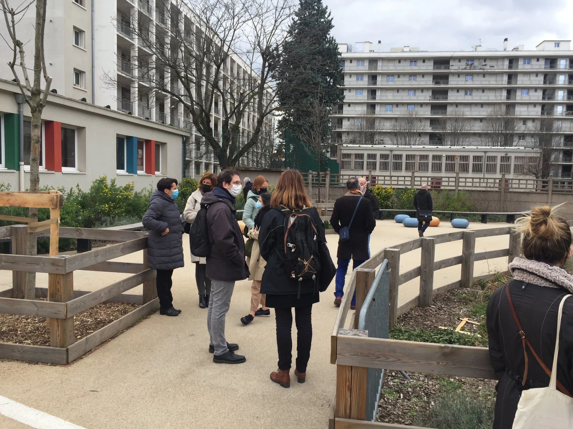 végétalisation  du Groupe scolaire Edouard-Herriot