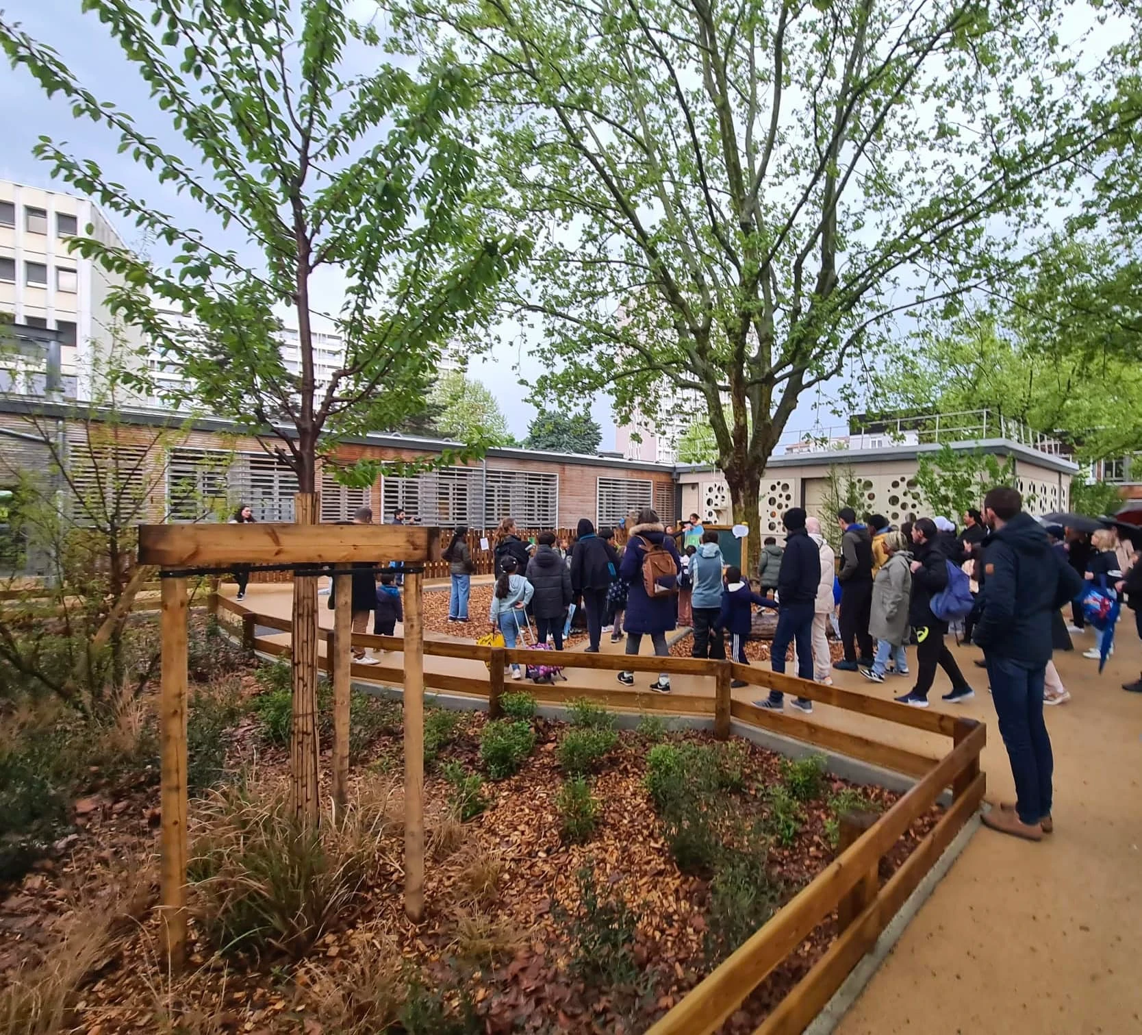 végétalisation  du Groupe Scolaire Jules-Ferry