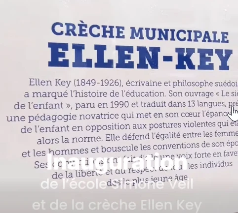 Ouverture de la Crèche municipale Ellen-Key