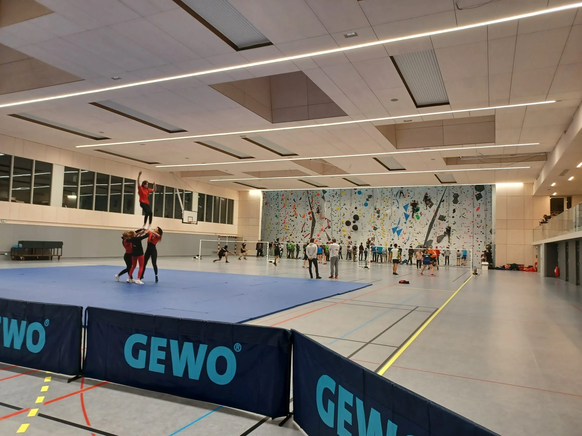 construction du Complexe sportif Jeanne‑Desparmet‑Ruello